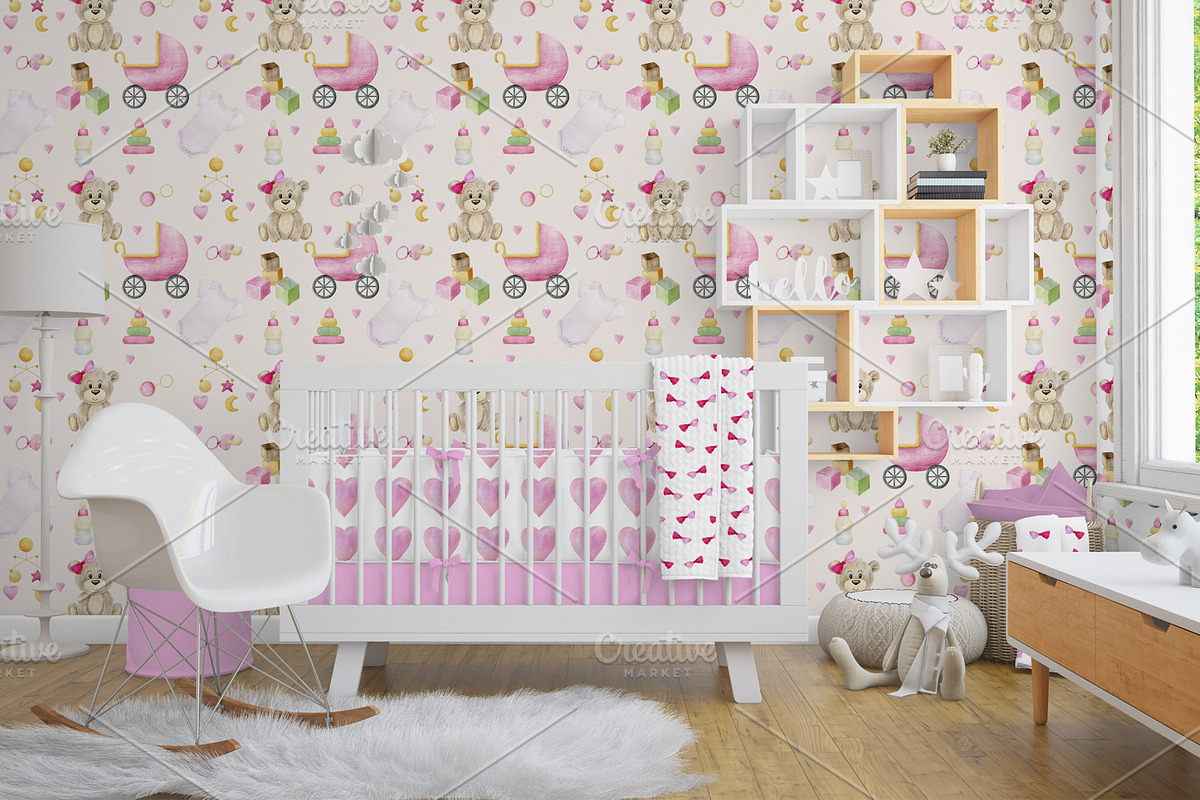 Baby boy and girl clipart., an Object Illustration by TaPilipa (Photo 13 of 15)
