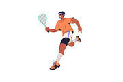 Squash players. People play tennis, a Sport Illustration by PaperTrident (Thumbnail 4 of 7)