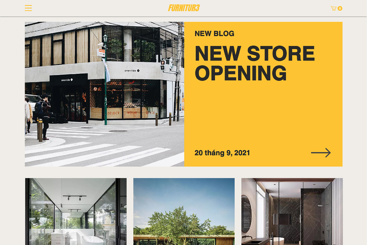 WIX TEMPLATE - WIX SHOP - WIX THEME, a Wix Template by iambao.ooo (Photo 4 of 8)