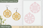 Abstract celtic Earrings Laser Cut, an Illustration by Theyo Design (Thumbnail 3 of 13)