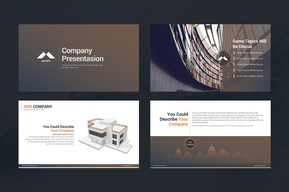 Moory Company Powerpoint, a Presentation Template by Stock Shape (Photo 2 of 4)