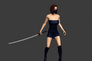 3DFoin - Female Ninja