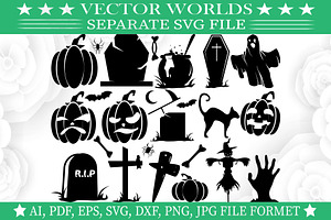 Halloween Svg, Boo, Cat, Ghost Svg