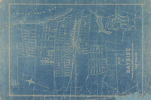 Antique Urban Plan Blueprints