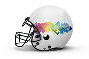 Football Helmet Mock-up, a Mask Mockup by PixelMockup (Thumbnail 5 of 9)