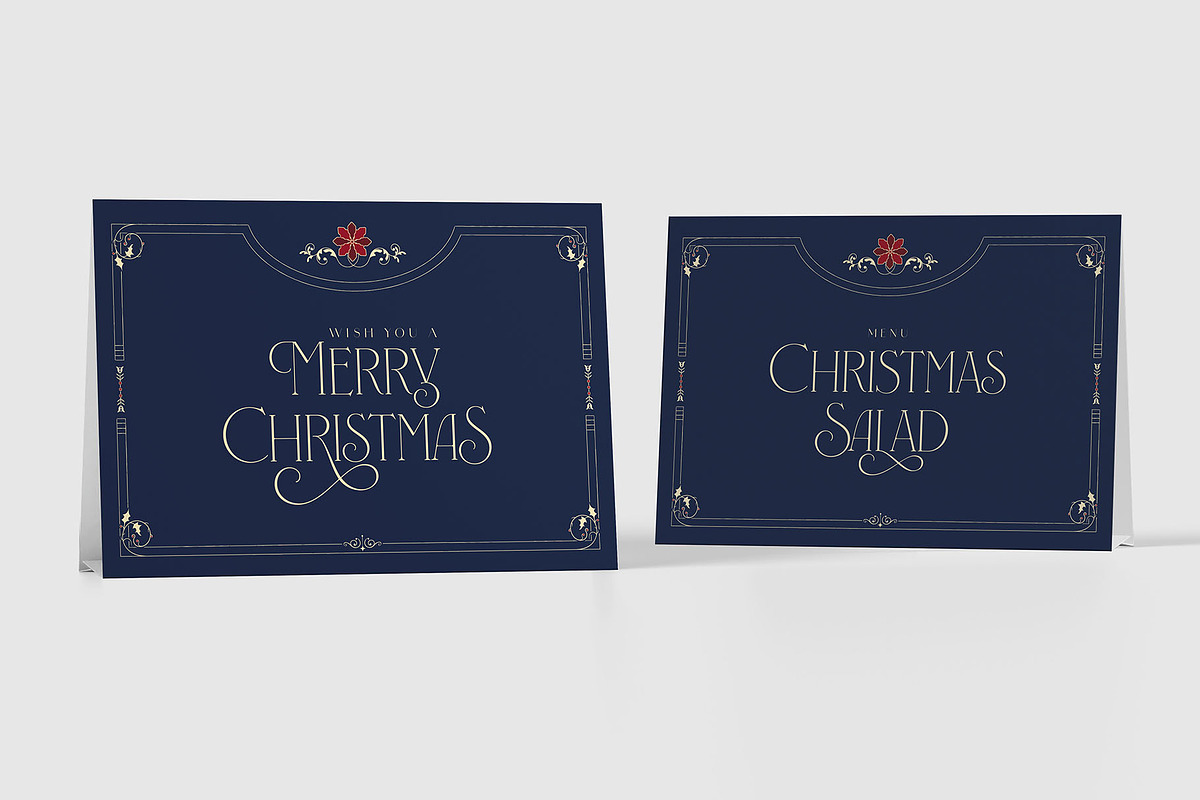 Christmas Table Tent Template, a Card Template by BrandPacks (Photo 4 of 5)