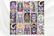 Little Monster Tarot Cards Deck, an Object Illustration by Mugio (Thumbnail 2 of 6)