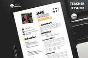 Elementary Teacher Resume Template, a Resume Template by MediaKitTemplates (Thumbnail 5 of 9)
