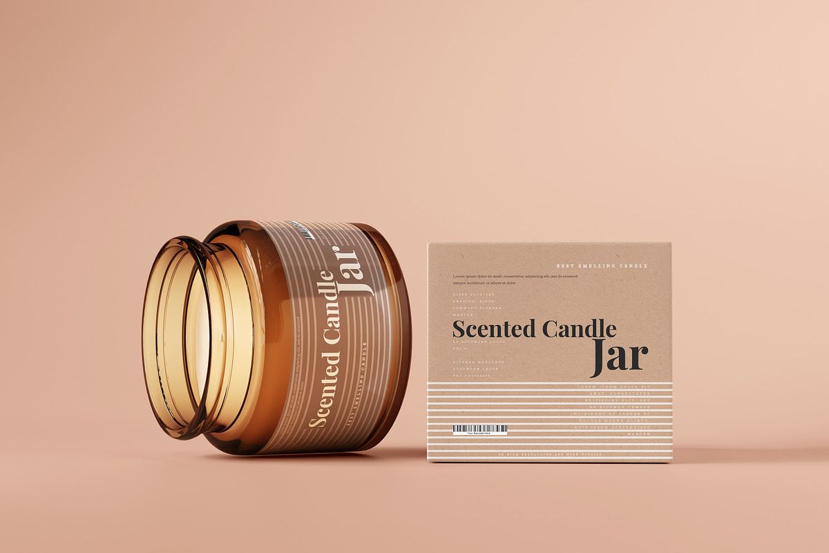 Amber Glass Candle Mockup Bundle, a Packaging Mockup by pmvch (Photo 102 of 135)