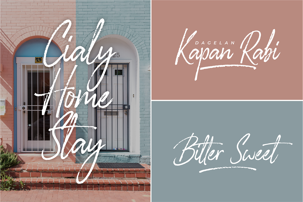 Glossy Night - Luxury Handbrush Font, a Script Font by 50Fox (Photo 11 of 16)