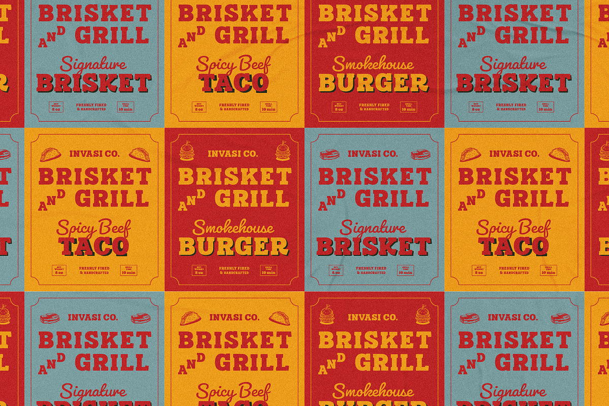Hiqual – Western Vintage Font, a Slab Serif Font by Invasi Studio (Photo 10 of 12)