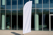 Feather Flag Banner Mockup, an Advertising Mockup by graphypix (Thumbnail 3 of 4)