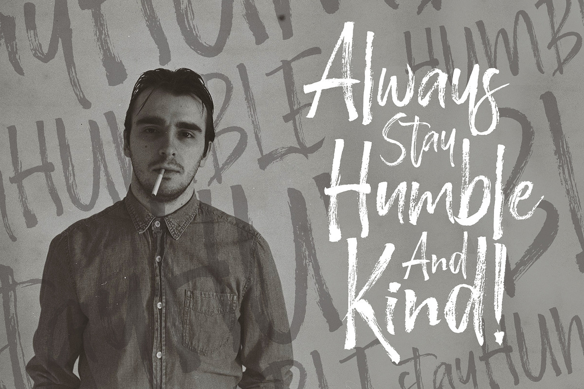 Brestonk Brush Font preview 5