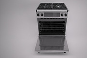 30 inch gas range cooker, a Furniture 3D Model by kjpargeterimages (Thumbnail 13 of 15)