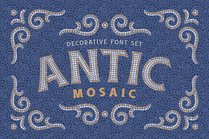 Antic Mosaic Font