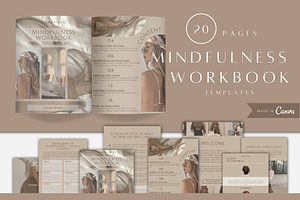 Mindfulness Workbook Design Canva