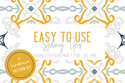 Mustard & Navy Patterns, a Pattern Graphic by TheLegacyBrandingCo (Thumbnail 7 of 10)