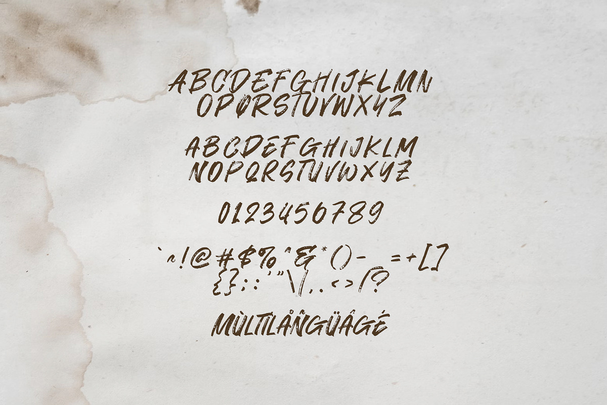 Standom Brush Font, a Handwritten Font by khurasan (Photo 4 of 4)