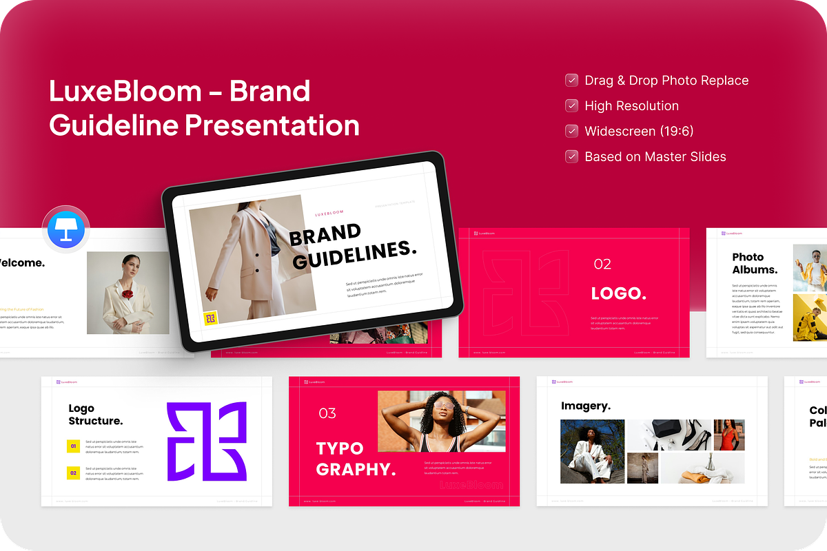 Brand Guideline Keynote, a Presentation Template by Annora Studio (Photo 1 of 5)