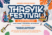 Belank Qicha - Festival Display Font, a Handwritten Font by twinstd (Thumbnail 4 of 9)