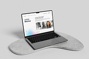 High Quality Laptop Mockup, a Wearable Device Mockup by swsi-studio (Thumbnail 3 of 5)