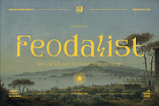 Feodalist - Elegant Display Serif, a Serif Font by Migunani Studio (Thumbnail 1 of 10)