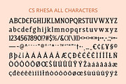CS Rhesa – Classic Font, a Serif Font by Craft Supply Co. (Thumbnail 8 of 8)