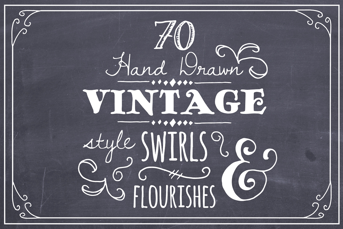 Hand Drawn Swirls & Flourishes