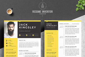 Minimalist Resume With Cover Letter