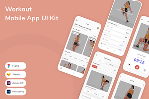 Workout Mobile App UI Kit