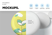 Frisbee Mockups, a Product Mockup by megostudi0 (Thumbnail 5 of 5)