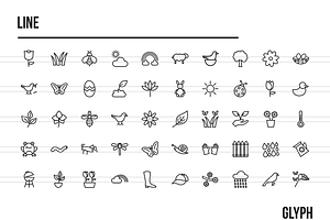 650 Spring Icons