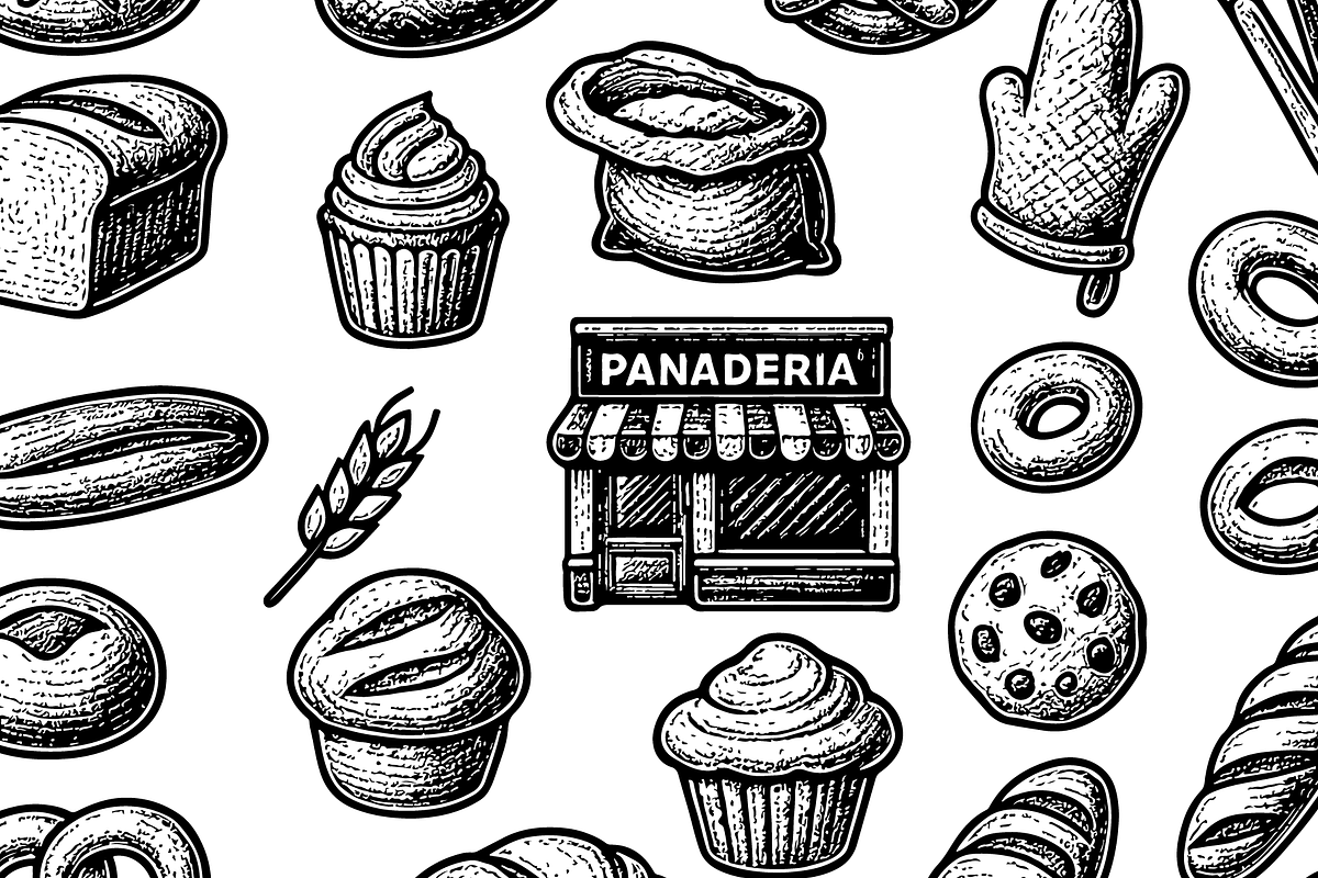 Bakery Bread & Pastry Set, an Object Graphic by RT Studio (Photo 4 of 4)