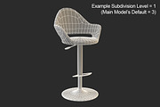 Soft-SG Bar Stool, a Furniture 3D Model by Morne Studio (Thumbnail 6 of 7)