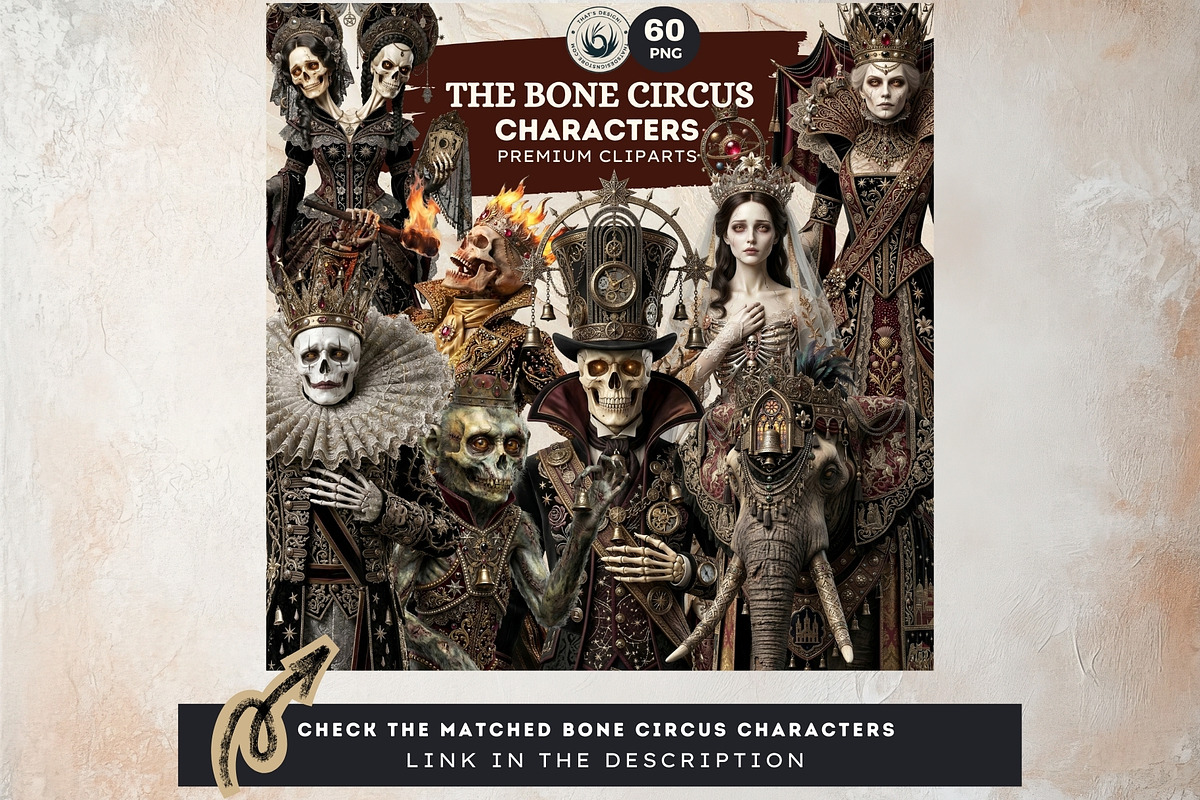 The Bone Circus Backdrops, a Background Graphic by ThatsDesignArt (Photo 13 of 13)