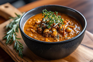 Homemade tomato stew with meat, a Food & Drink Photo by MistyDay