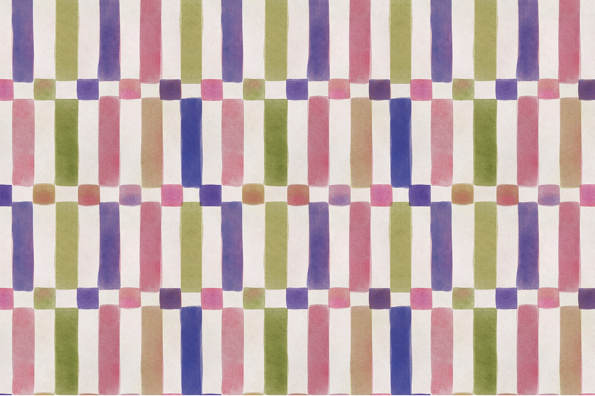 Dopamine Watercolour Collection, a Pattern Graphic by Maria Budarkiewicz (Photo 8 of 15)