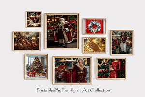 Glamour Fashion Christmas Art Set, a Holiday Photo by PrintablesByFranklyn