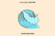 Summer Vector Illustration, an Illustration by TheTrueStroke (Thumbnail 6 of 12)