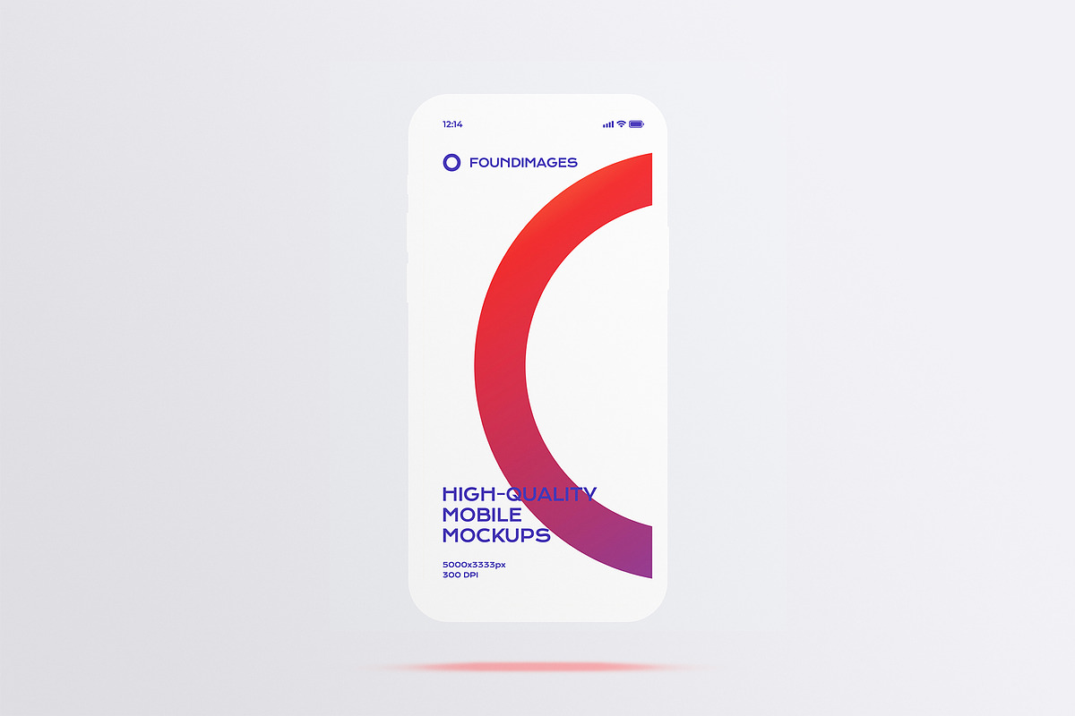 72 iphone device mockup bundle, an iPhone Mockup by FoundImages (Photo 79 of 84)