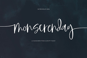 Monscrenday Script