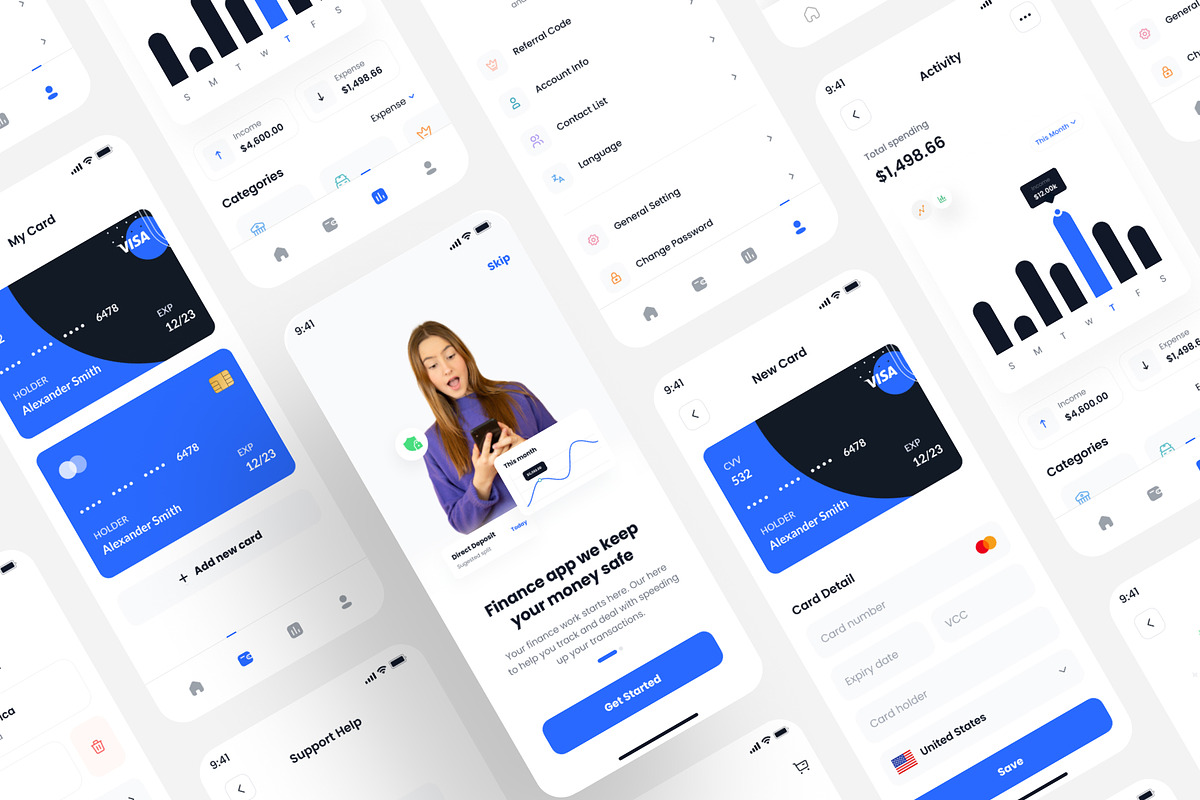 JoyPay - Fintech App UI Kit Design, an App Template by Zee UI (Photo 4 of 4)
