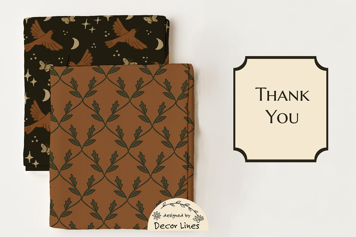 Woodland Seamless Pattern Bundle, a Pattern Graphic by Decor Lines (Photo 8 of 8)