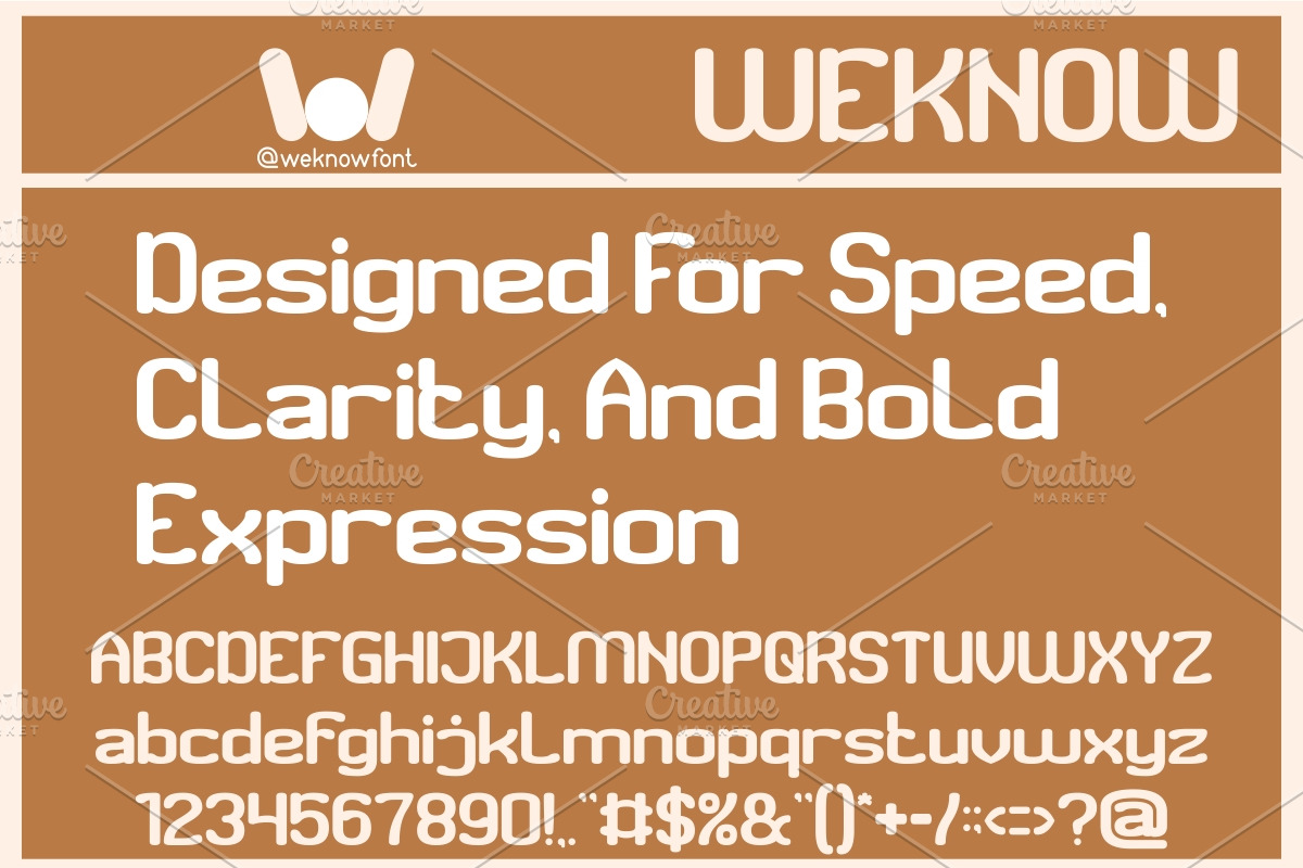 Road Runner font, a Sans Serif Font by weknow (Photo 4 of 8)