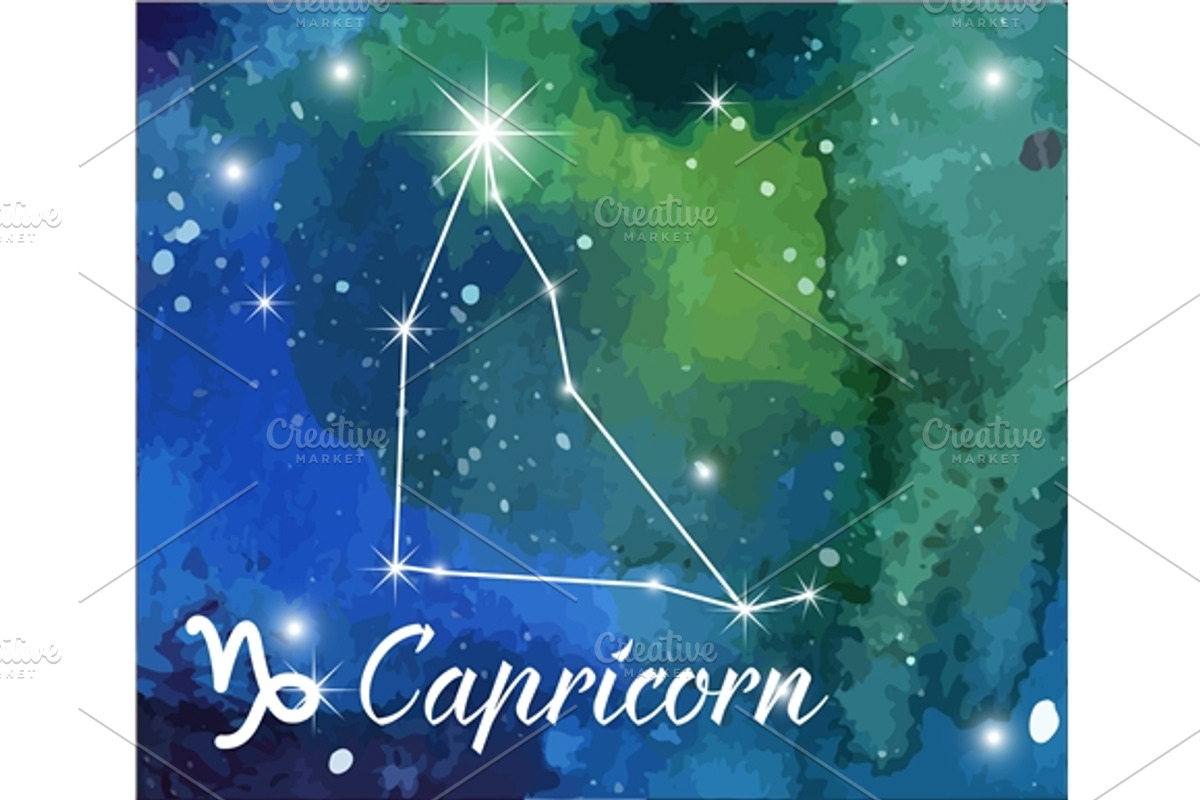12 Zodiac signs on watercolor, a Texture Graphic by Sunshine Art Shop (Photo 9 of 13)