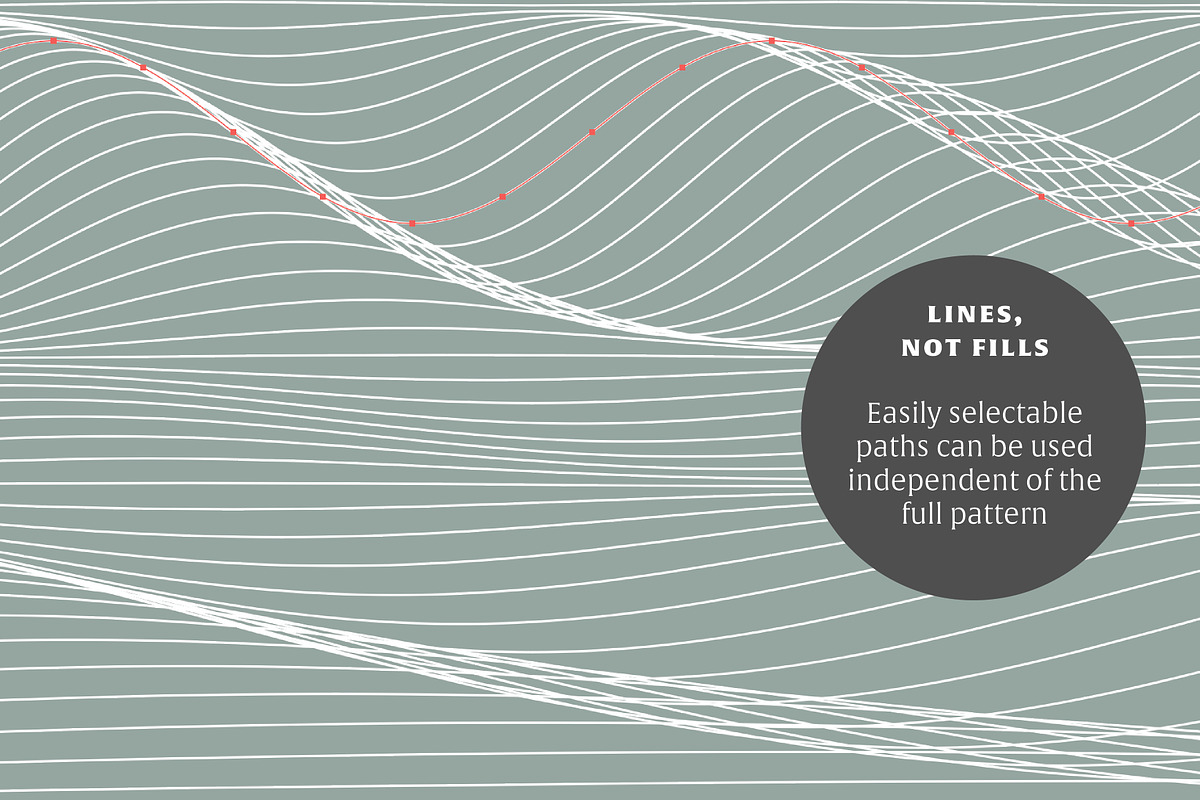 Waves Vol. 20 | 20 Vector Patterns, a Pattern Graphic by invisiblelayer (Photo 4 of 6)