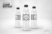 Clear Bottles Packaging Mockup, a Product Mockup by INCDesign (Thumbnail 6 of 7)