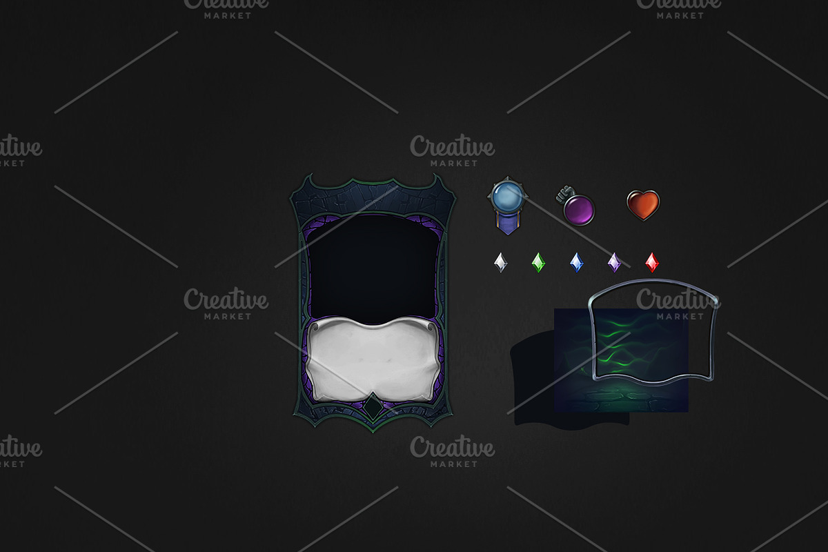 Elemental Card - Shadow, an Object Graphic by Kodiak Graphics (Photo 3 of 3)