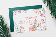 Christmas Story Watercolor cute Rats, an Animal Illustration by Ann Art Houze (Thumbnail 7 of 13)