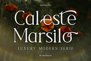 Caleste Marsilo Luxury Serif Font, a Serif Font by Vadovastd (Thumbnail 1 of 7)